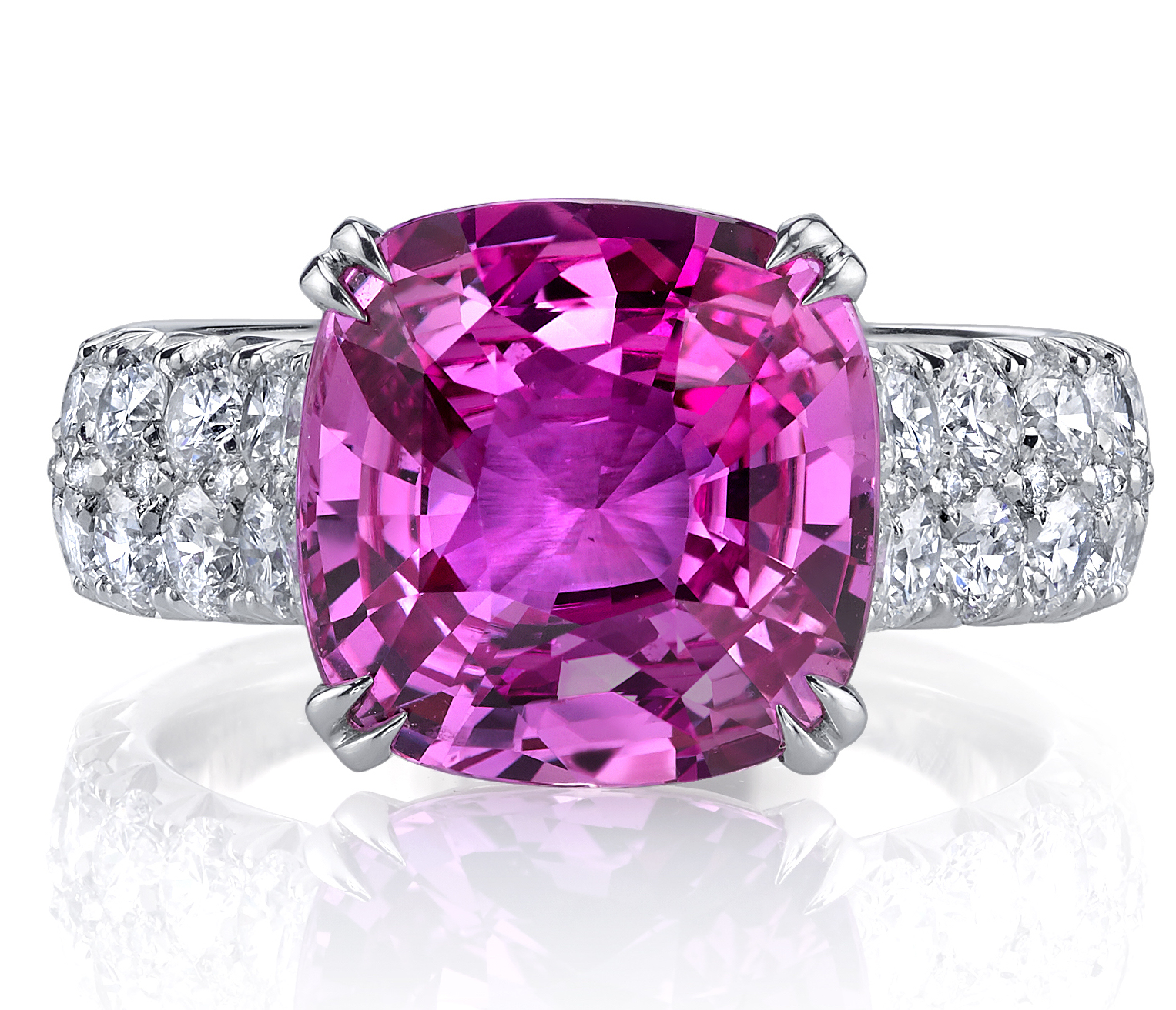 Omi Privé one-of-a-kind pink sapphire ring | JCK On Your Market