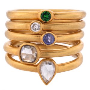 JS Noor stacking rings