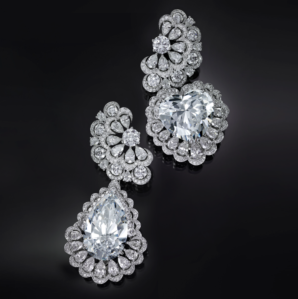 Behind Chopard s Dazzling Diamond Garden of Kalahari Earrings