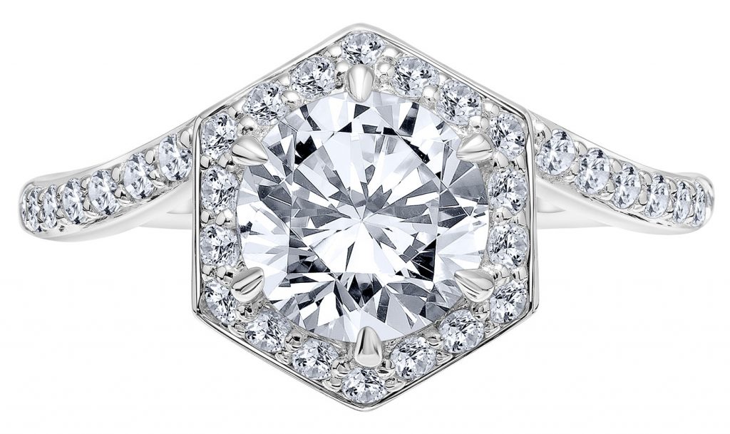 NEW Auth KARL LAGERFELD OPEN PAVE CHOUPETTE SWAROVSKI Crystal Ring  55/US-7.5 | eBay