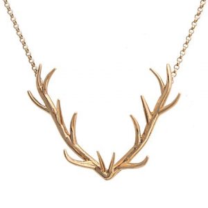 Uma K antler necklace