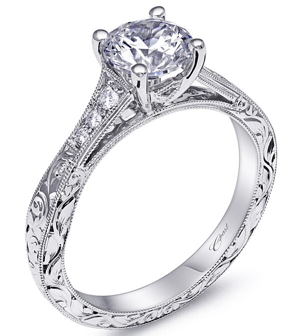 Etched Band Engagement Rings – JCK