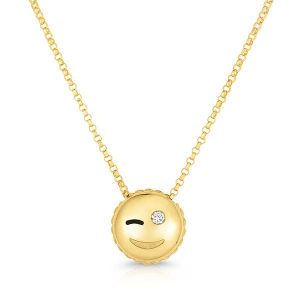 Roberto Coin Tiny Treasures Emoji necklace