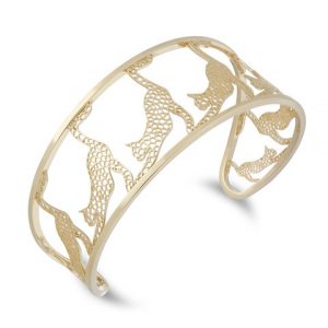 Vitae Ascendere Gold Cat Cuff