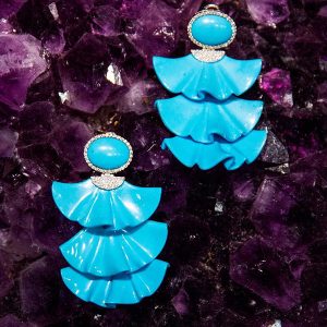 Silvia Furmanovich Turquoise Earrings