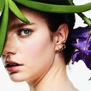 Bea Bongiasca Women's Iconic Flower Hoop Earrings