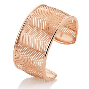 Breuning rose gold plated cuff