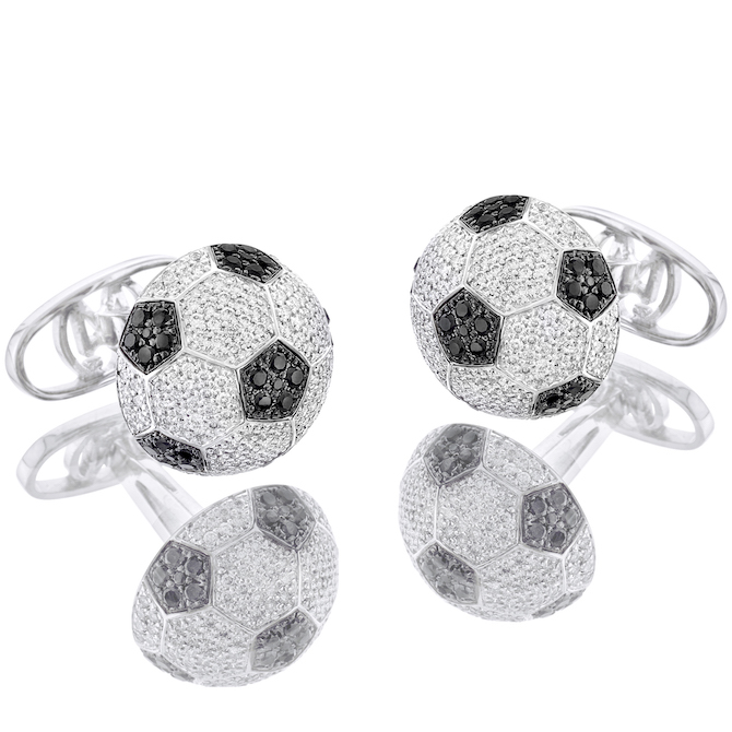 Oh My Got Diamond League soccer cufflinks