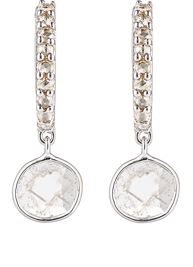 Ileana Makri diamond slice earrings