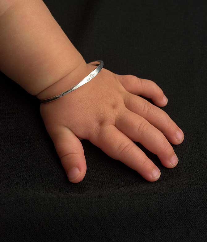 Bracelets for Kids — SMALL GOLD BANGLE FOR GIRLS | by Bracelets for Kids |  Medium