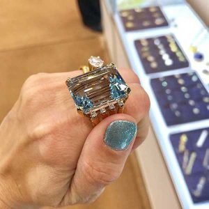 Beneficial Estate Buyers aquamarine ring