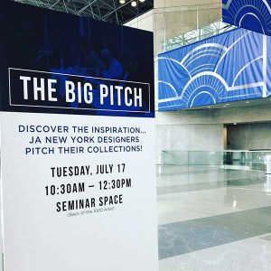 Big Pitch sign at JANY 2018 Javits Center