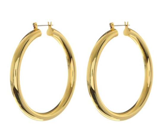 Luv AJ Amalfi Tube Hoops earrings