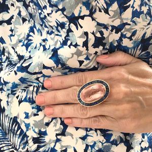 Carolina Palermo Schultze morganite ring