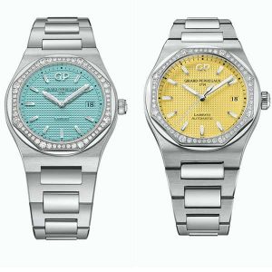 Girard Perregaux Laureato blue yellow