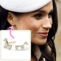 Adina reyter three diamond hot sale amigos curve post earrings