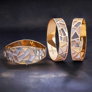 Mosaic collection of bangles by Oro