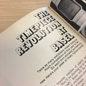 The Timepiece Revolution at Basel article from JCK May 1973