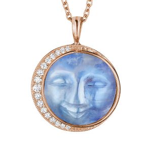 Penny Preville Man in the Moon pendant