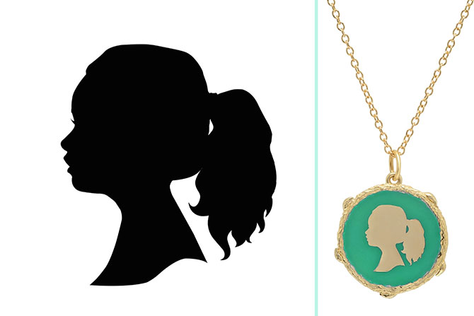 Elisabeth Bell Silhouette pendant