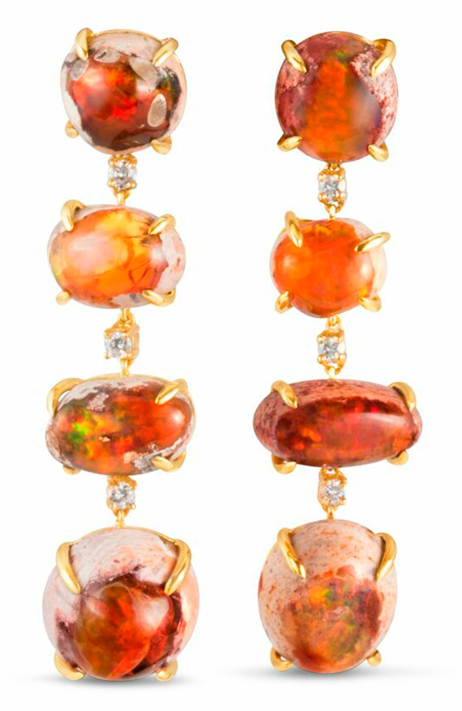 m spalten mexican opal earrings
