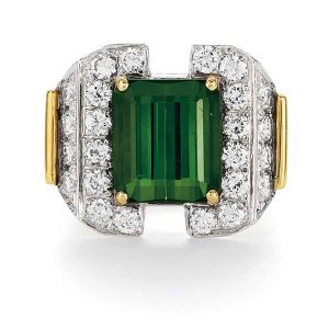 Phillips auction Cartier tourmaline ring