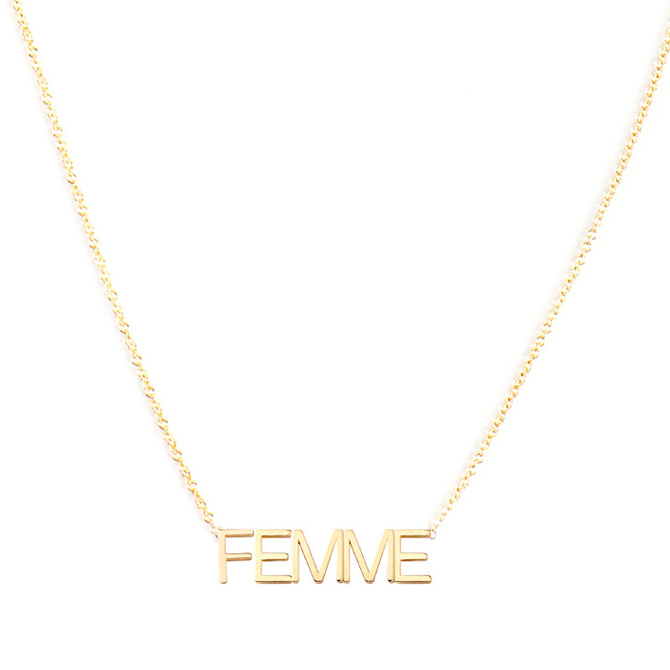 Maya Brenner Femme necklace