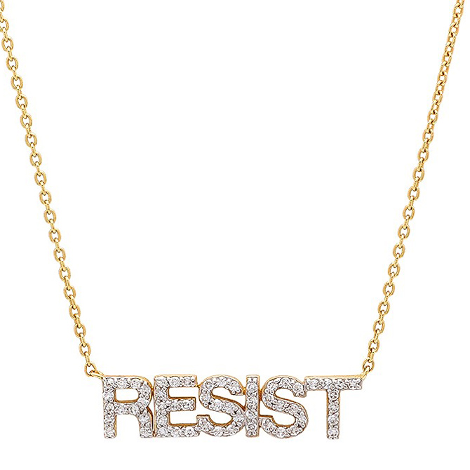 Eriness diamond Resist necklace