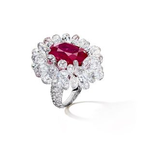 de Grisogono ruby ring with briolettes