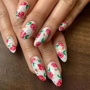 Gelhiigh rose nails