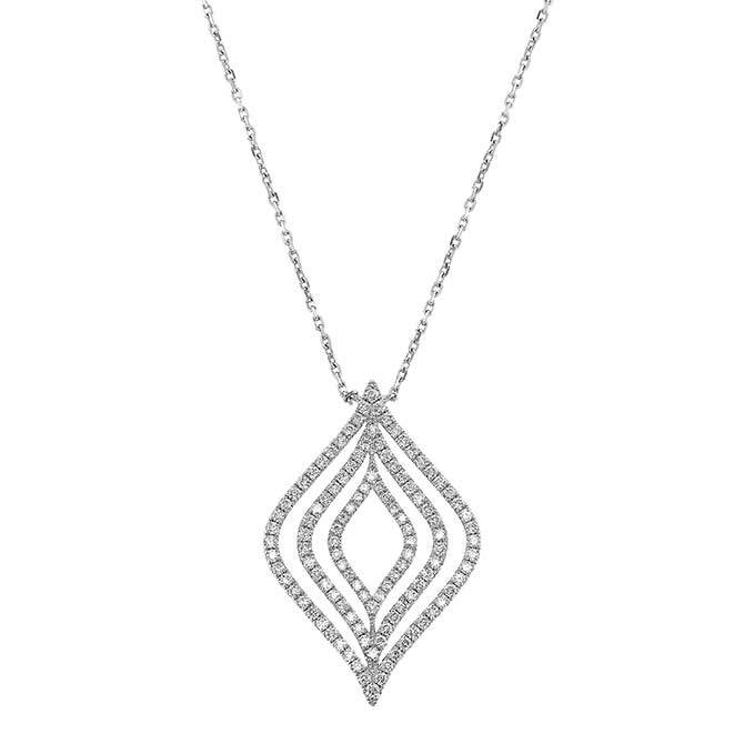 Yael Designs diamond statement pendant