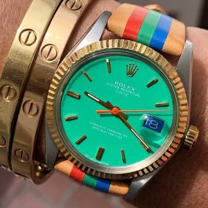 La Californienne Rolex Oyster Perpetual green dial