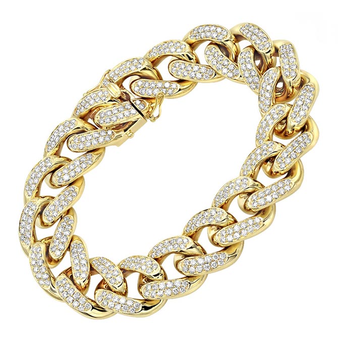 Sheetal Diamonds chain link bracelet