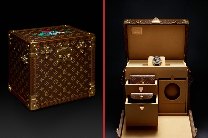 A selection of rep Louis Vuitton watch boxes to complete your