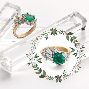 Ruth Tomlinson emerald ring