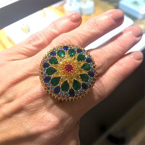 Pharaoun cocktail ring