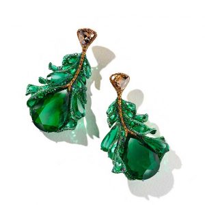 Cindy Chao plumule earrings