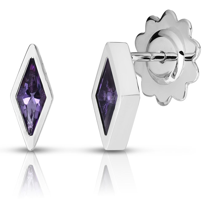 Roberto Coin Frozen II amethyst earrings