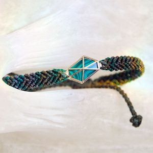 Bibi van der Velden malachite bracelet