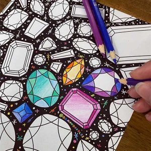 Diamond doodles via tatumgems