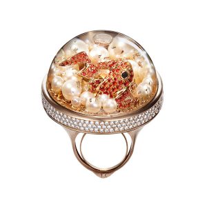 Dreamboule Nemo and Pearls ring