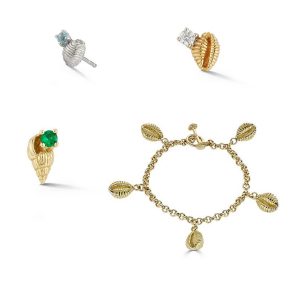 Renna studs and bracelet