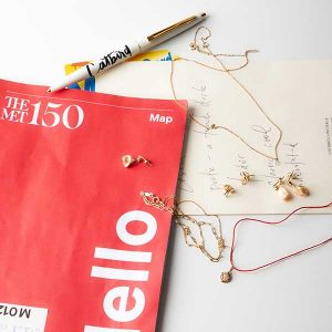 The Met x Catbird map and jewelry