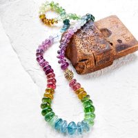 Gem bead deals necklace