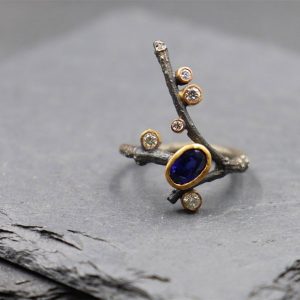 Balefire Goods sapphire ring conversion