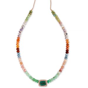 Jacquie Aiche opal tourmaline necklace