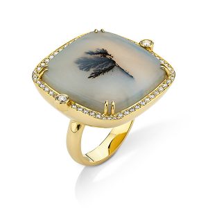 Pamela Huizenga dendritic agate ring