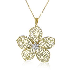 Simon G flower pendant