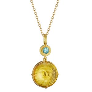 Anthony Lent sunrise citrine pendant