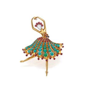 VCA Ballerina brooch